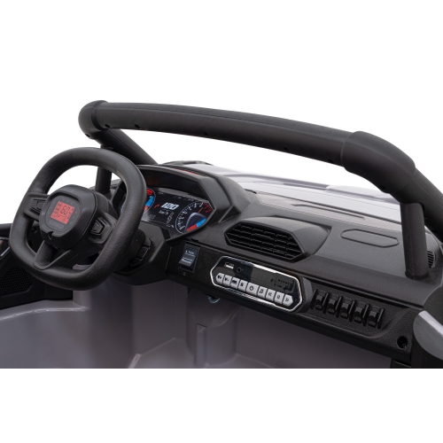 Buggy Racing 5 pojazd 2x200W szary na akumulator JS3168.SZA